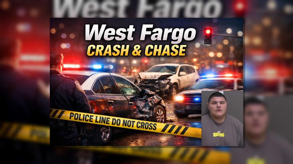 West Fargo: Driver Charged After Crash, Chase