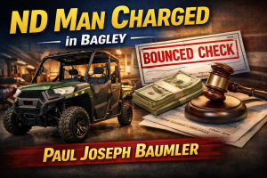 Bagley: ND Man Charged Over Bad Checks for Ranger