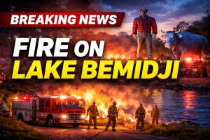 Bemidji: Fire Crews Respond on Lake Bemidji Shore