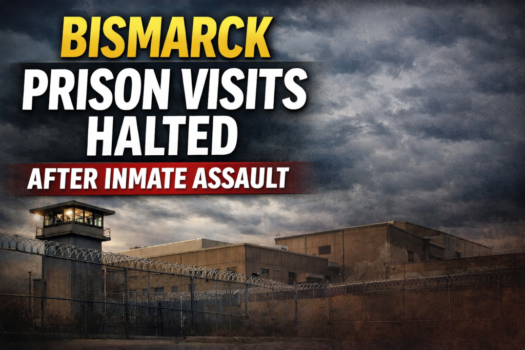 Bismarck: ND State Pen Halts Visits After Assault