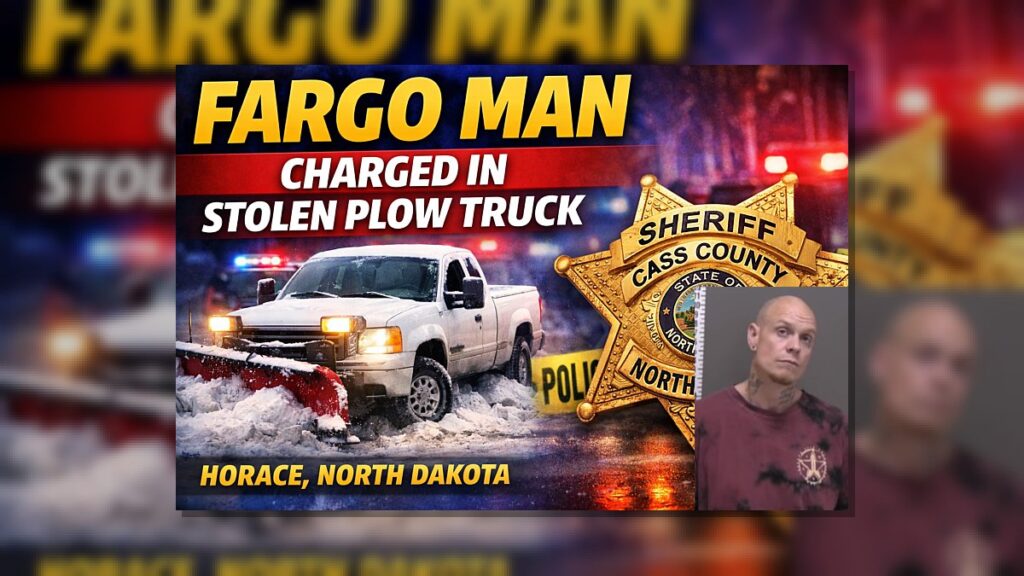 Horace: Fargo Man Accused in Stolen Plow Truck
