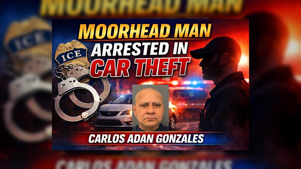 Moorhead: Gonzales Arrested in Alleged Car Theft