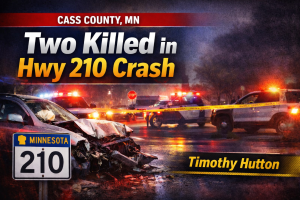 Cass County: Two Killed in Hwy 210 Crash