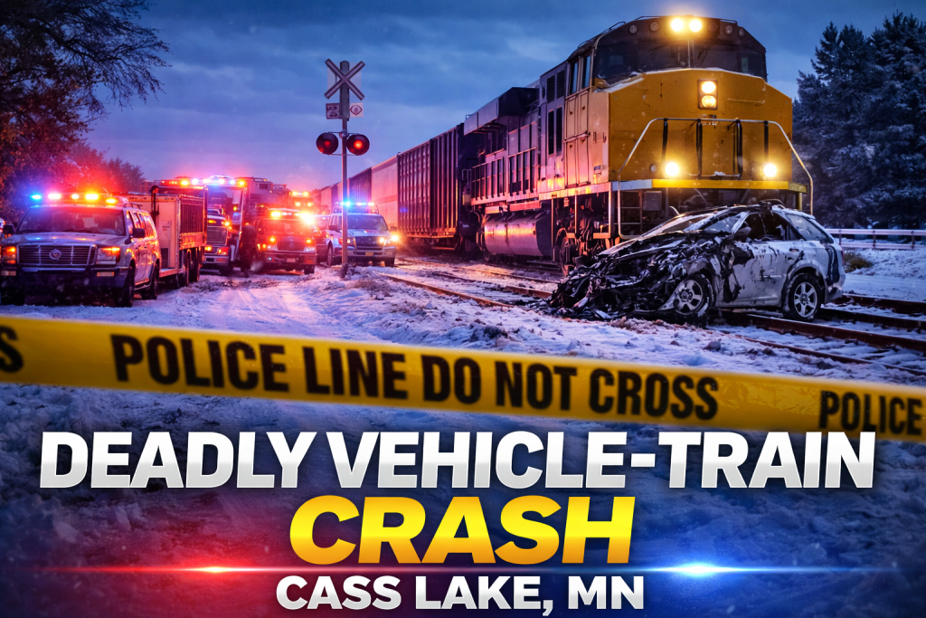 Cass Lake Area: Deadly Vehicle-Train Crash Reported