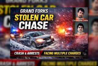 Grand Forks: Stolen Car Chase Ends in Ditch