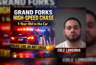 Grand Forks: Dad Charged After 90 MPH Chase With Baby