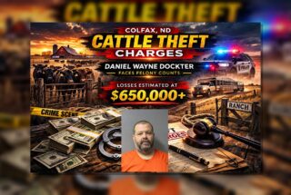 Colfax Man Charged in $650K Cattle Theft Case
