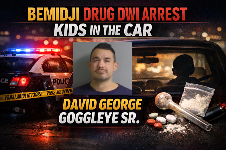 Bemidji: Drug DWI Arrest With Kids In Car