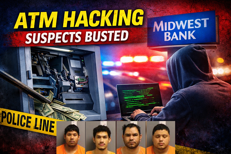 Detroit Lakes: 4 Charged in ATM Jackpotting Try