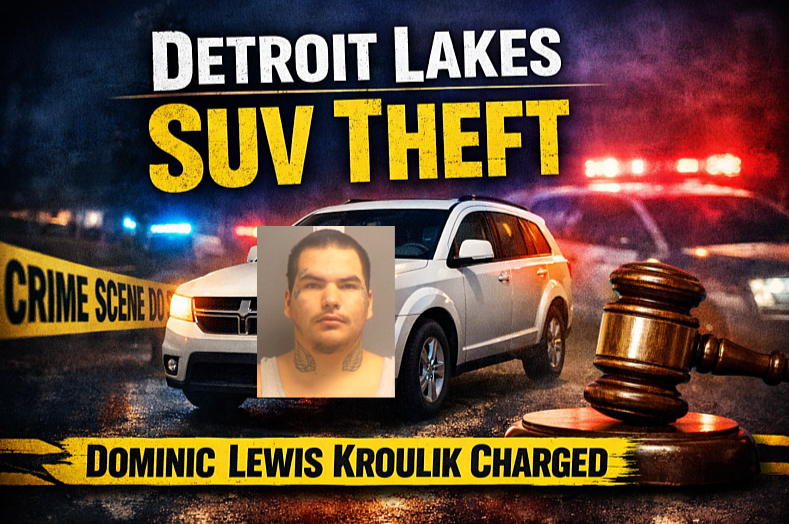 Detroit Lakes SUV Theft Charge Filed in Becker County