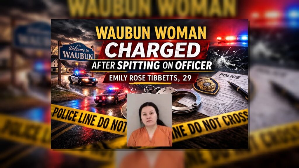 Waubun: Woman Charged After Spitting on Officer