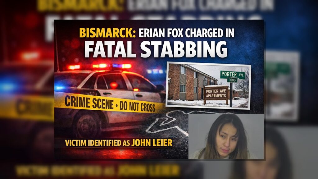 Bismarck: Erian Fox charged in fatal stabbing