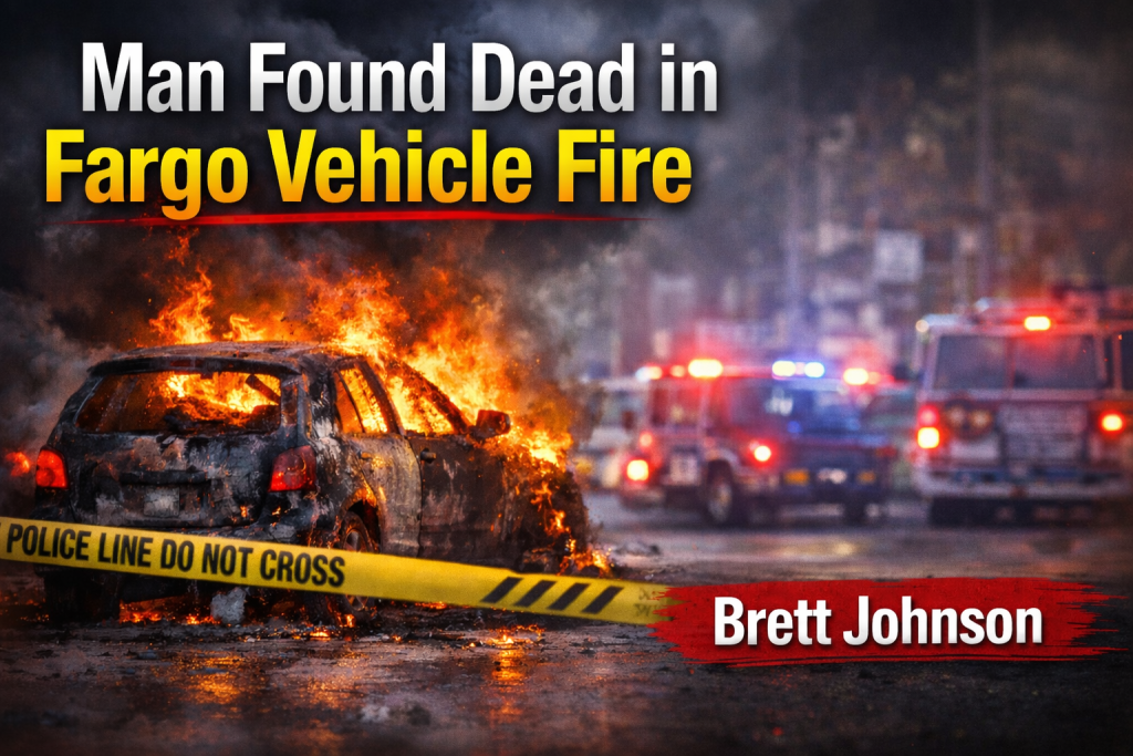 Fargo Vehicle Fire: Man Found Dead Inside