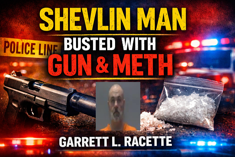 Shevlin: Hwy 2 Stop Leads to Gun, Meth Charges
