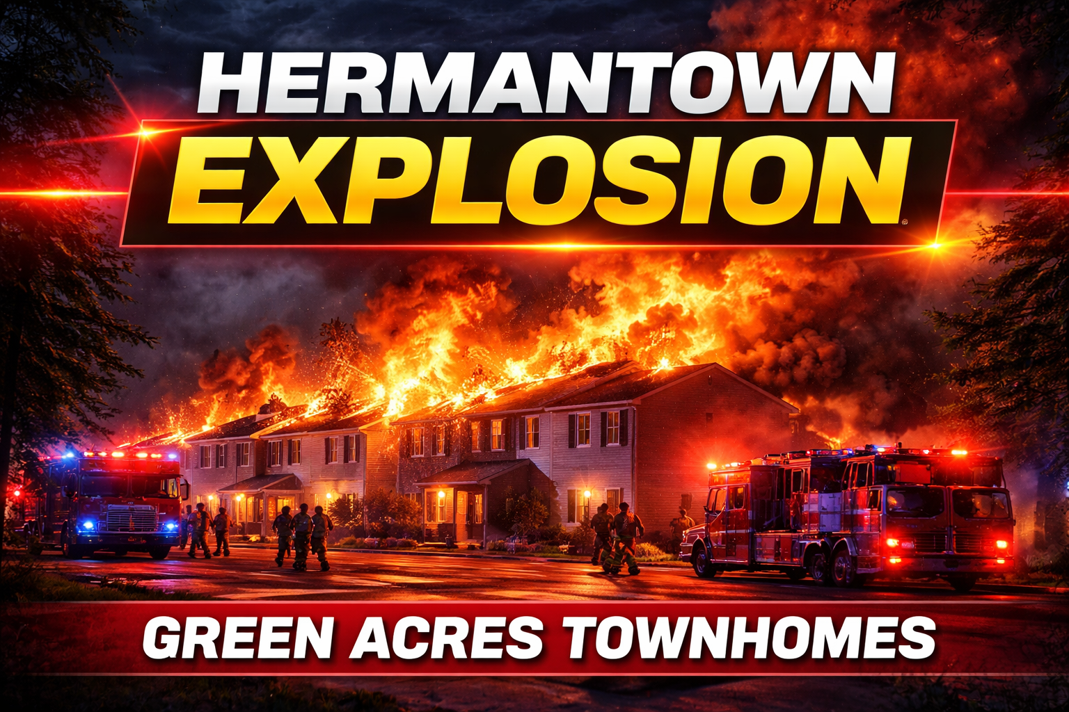 Hermantown Blast Sparks Fire At Green Acres Townhomes