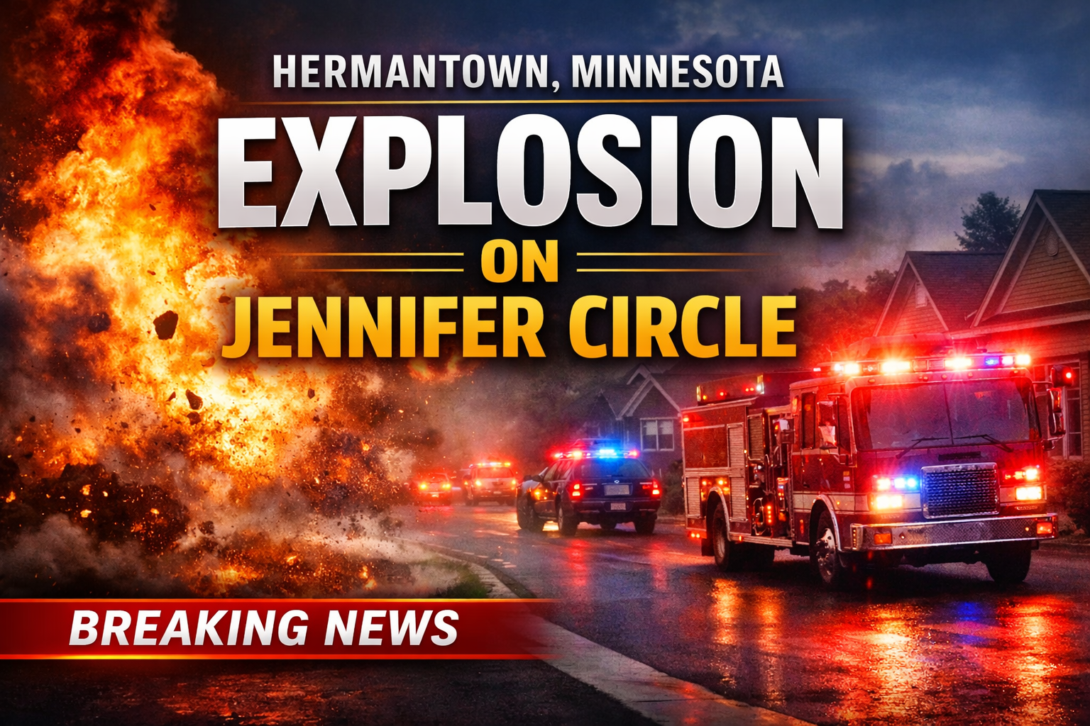 Hermantown: Explosion Reported on Jennifer Circle