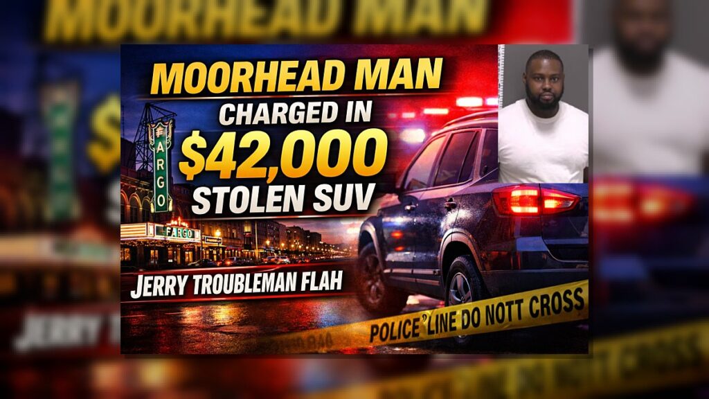 Fargo: Moorhead Man Charged in Stolen $42K SUV