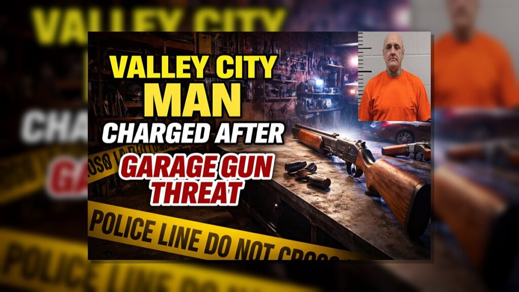 Valley City Man Charged After Garage Gun Threat