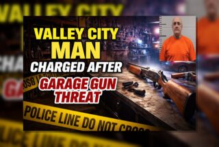 Valley City Man Charged After Garage Gun Threat