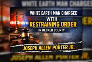 White Earth Man Charged With Order Violation