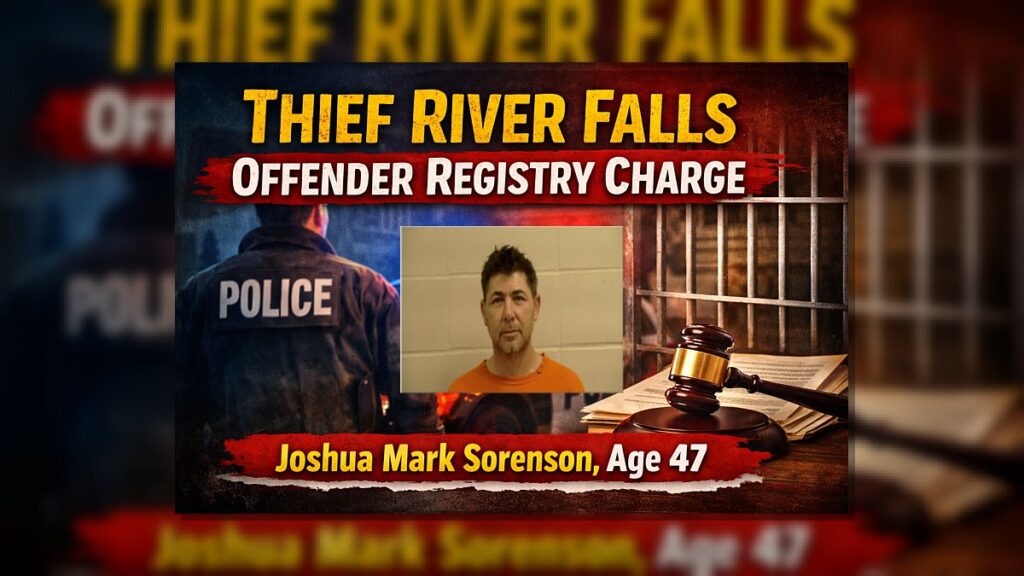 Thief River Falls: Man Charged In Offender Registry