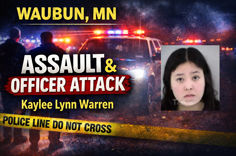 Waubun: 19-Year-Old Charged After Assault, Hit Officer