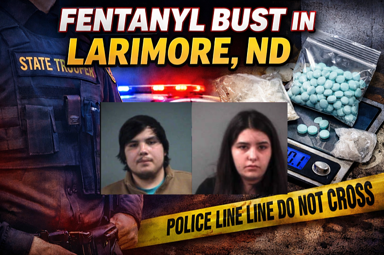 Larimore: Pair Charged in Fentanyl Stop