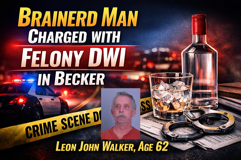 Becker: Brainerd Man Faces Felony DWI Charges