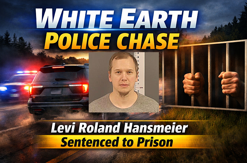 White Earth: Man Sentenced for 60-Mile Police Chase