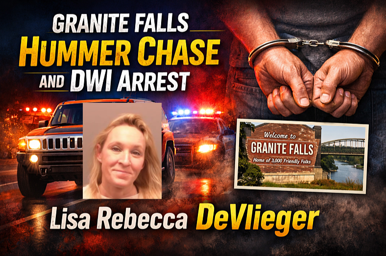 Granite Falls: Hummer Chase Ends in DWI Charges