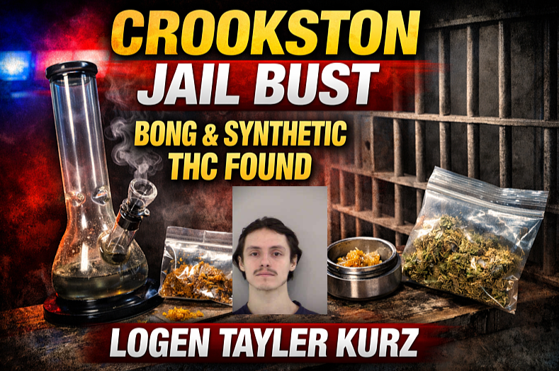 Crookston: Bong, Synthetic THC Found in Jail Intake