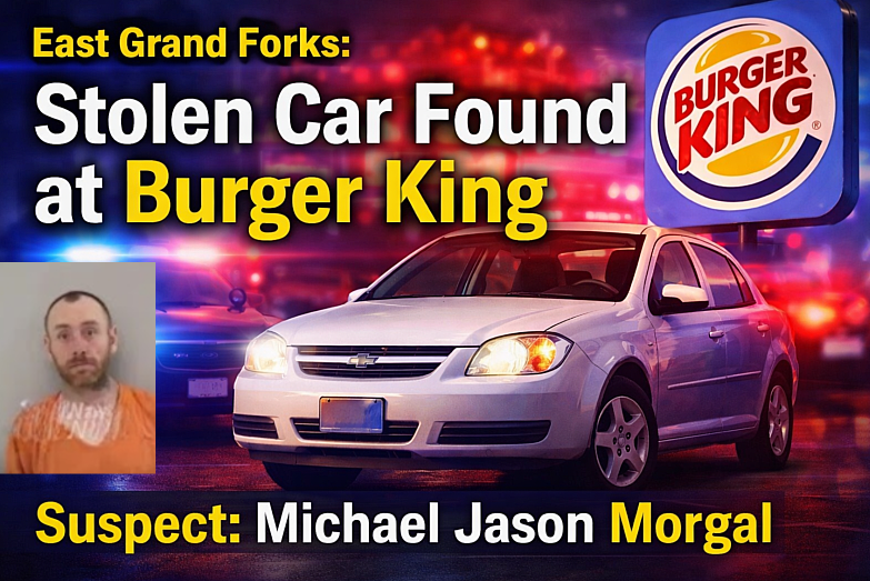 East Grand Forks: Stolen Car Found at Burger King