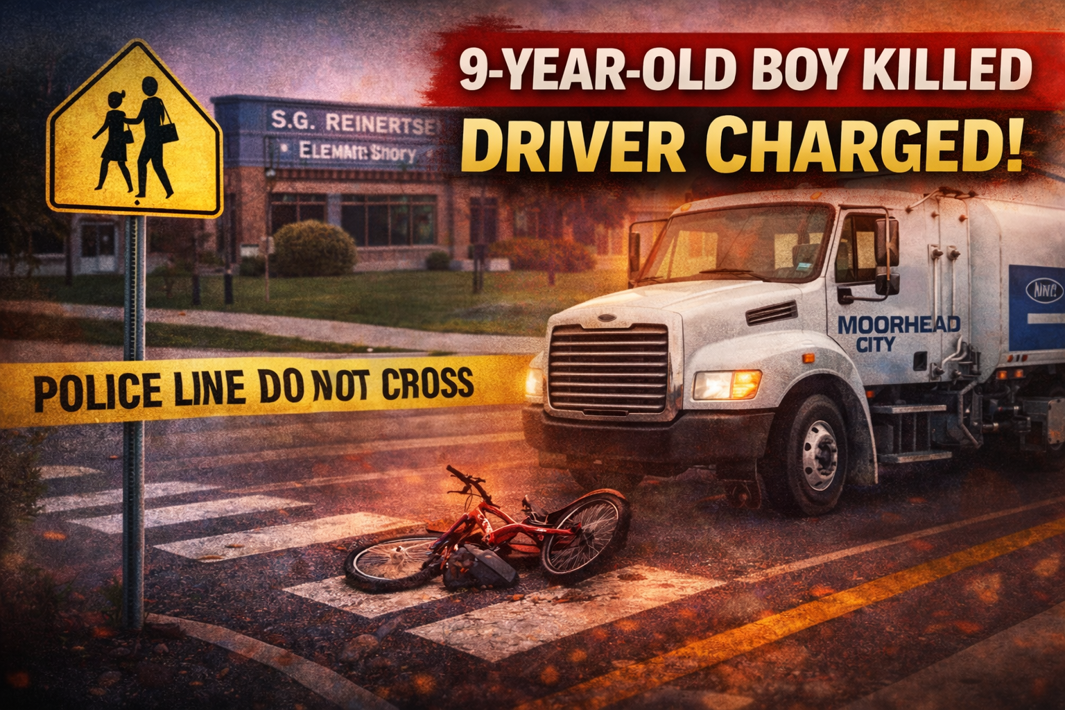 Moorhead School Crosswalk Death: Driver Charged