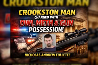 Crookston man faces DWI, meth, gun charges