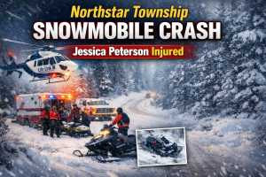 Northstar Township: Woman Flown After Sled Crash