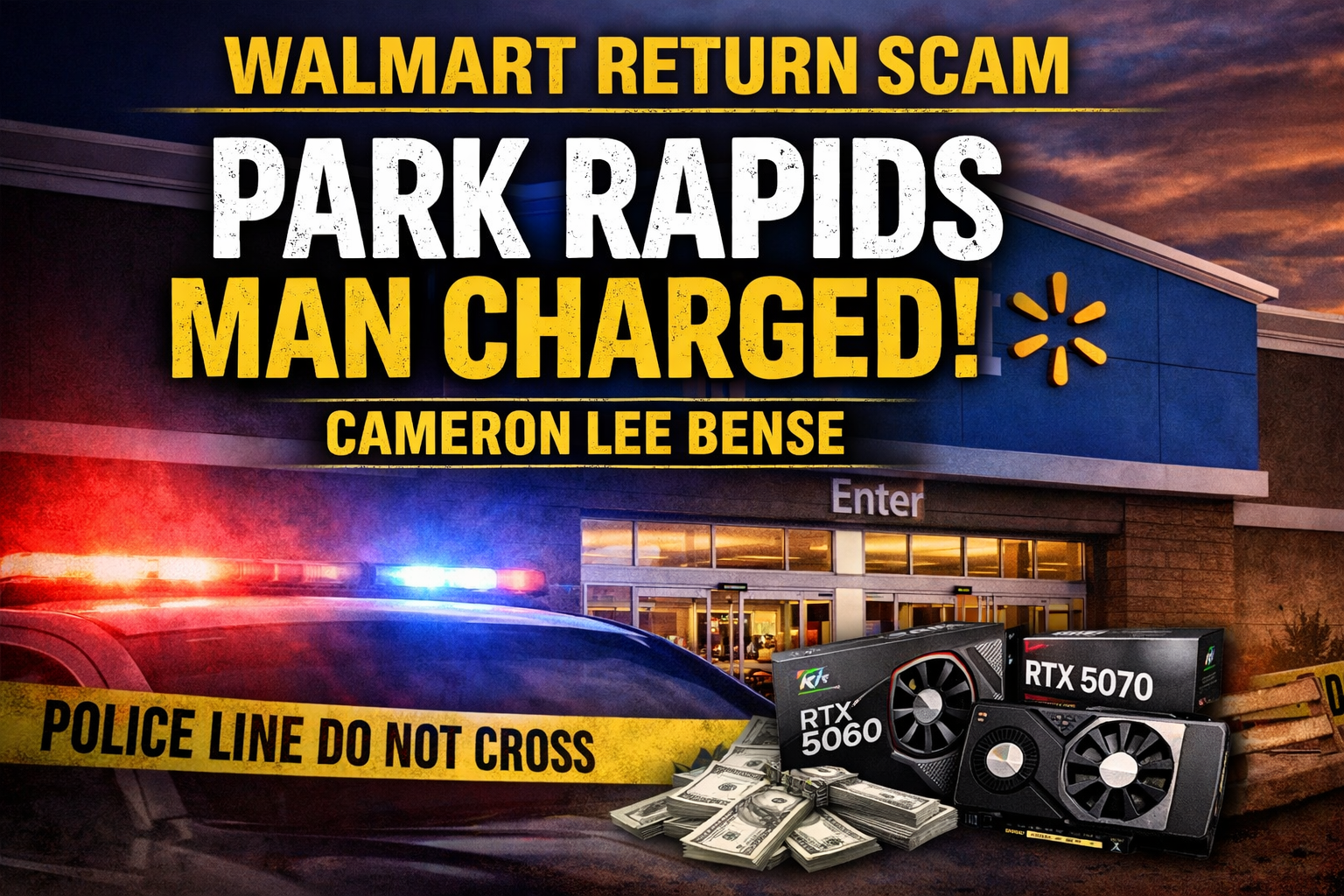 Park Rapids: Man Charged In Walmart GPU Return Scam