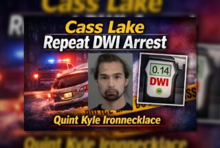 Cass Lake: Repeat DWI Charge After Snowbank Crash