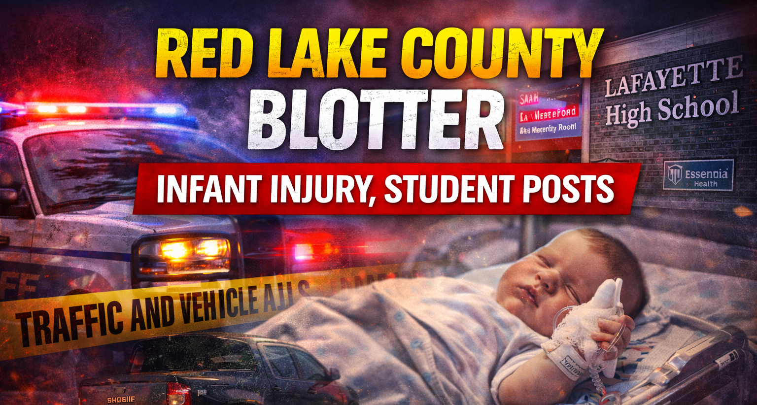 Red Lake County Blotter: Infant Injury, Student Posts