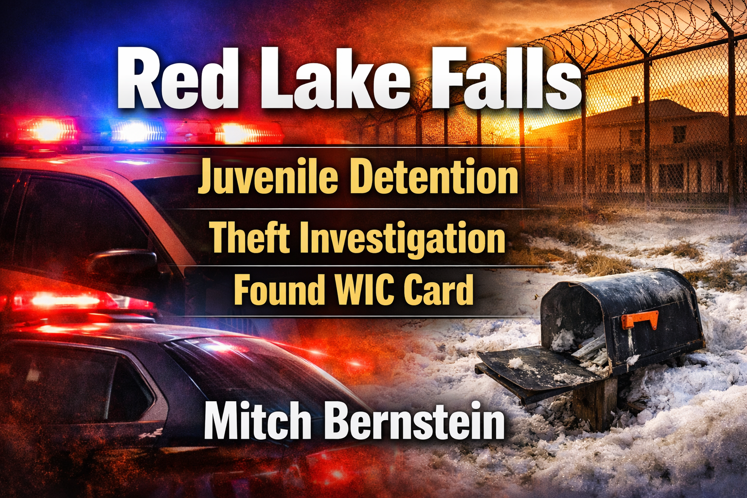 Red Lake Falls: Theft Probe, Juvenile Call, WIC Card