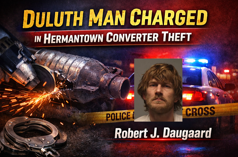 Hermantown: Duluth Man Charged in Converter Theft Try