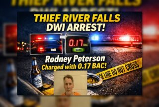 Thief River Falls: Driver Charged After 0.17 DWI Test