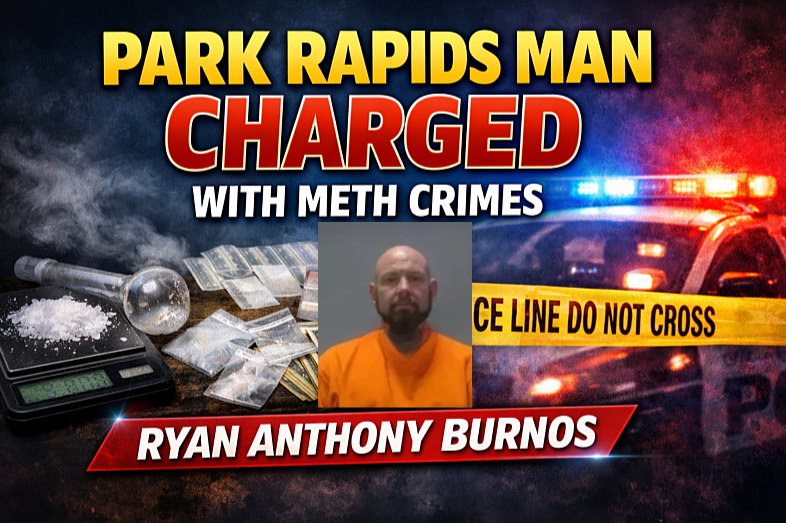 Park Rapids Man Charged in Meth Sale, Possession
