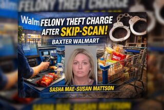 Baxter: Felony Theft Charge After Walmart Skip-Scan