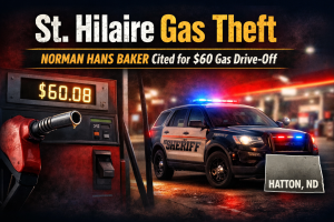St. Hilaire Gas Theft: ND Man Cited Over $60