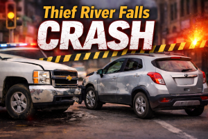 Thief River Falls Crash: Buick Hits Chevy Truck