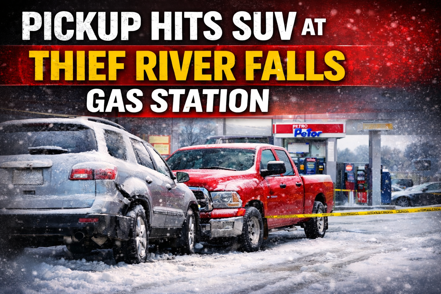Thief River Falls: Pickup Hits SUV at Petro Pumper