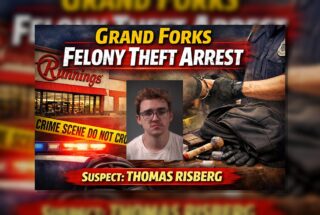 Grand Forks: Masked Runnings Theft Turns Felony