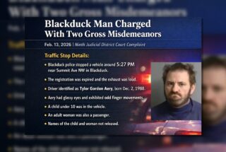 Blackduck: Drug DWI, Obstruction Charges Filed
