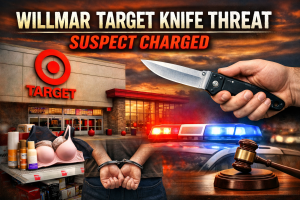 Willmar Target Knife Threat: Suspect Charged