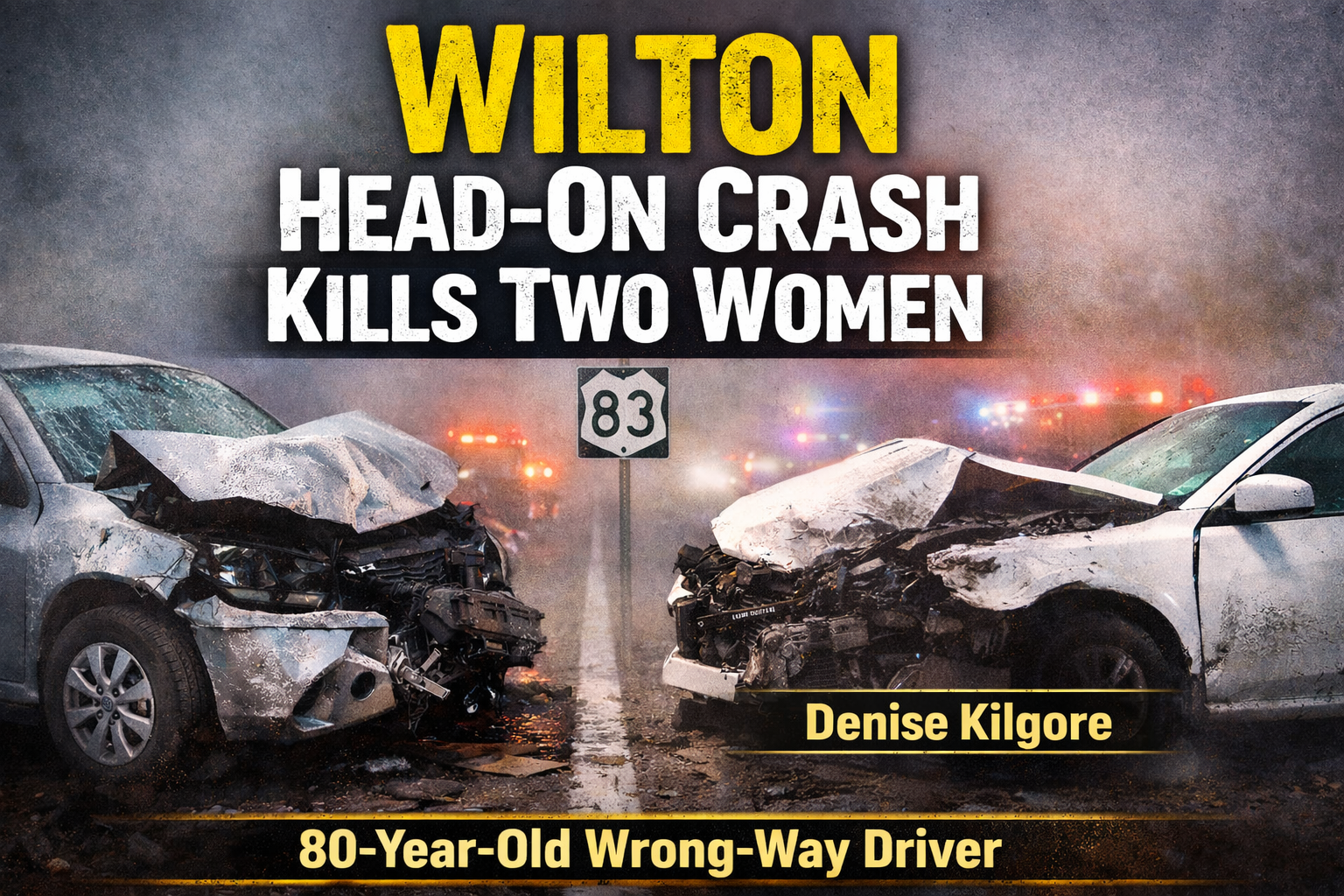 Wilton: Two Women Killed in Hwy 83 Head-On Crash